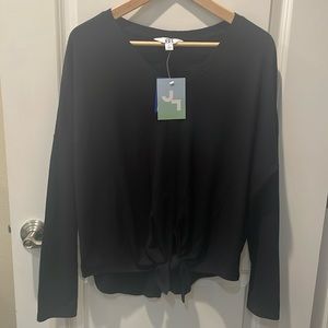 Joy Lab - Target - Relaxed Fit - Long Sleeve Tee - Lightweight- Black